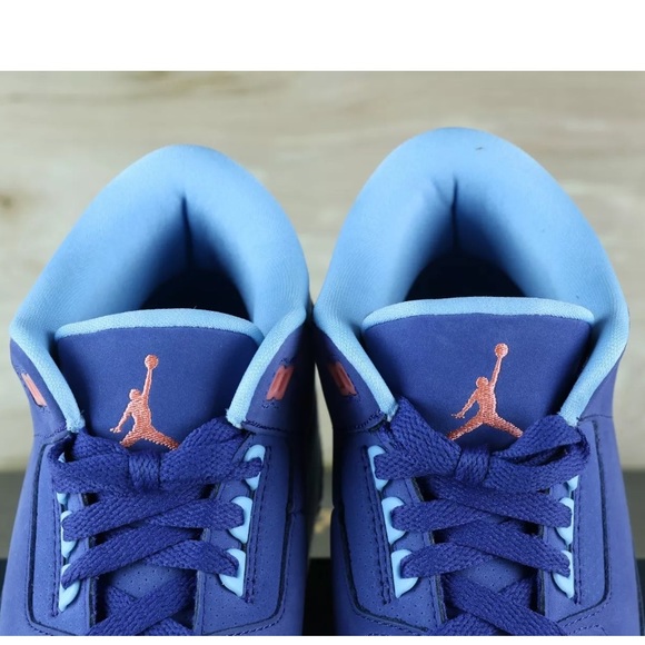 Nike Jordan Retro 3 "Dark Purple Dust" Shoe GG - Picture 5 of 8